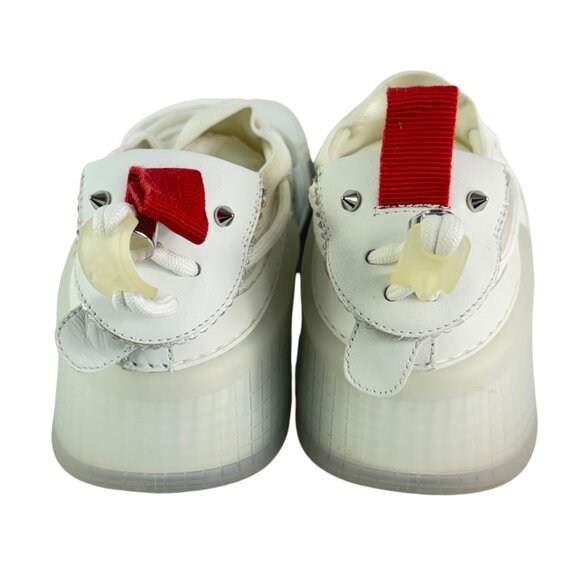 CHRISTIAN LOUBOUTIN White Leather Arpoador Men\'s Sneakers Made in Italy 41 - 8US main image 8